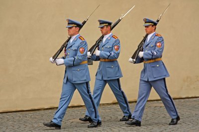 Guarding the Prague Castle