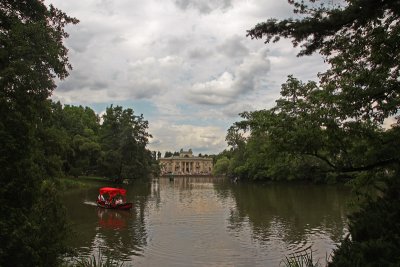 Boating on the lake, Lazienki Park