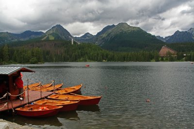 Strbske Pleso in the Tatras Mountains