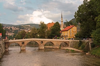 The Latin Bridge over the Miljacka River