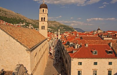 The Stradun and the Fransiscan Monastery
