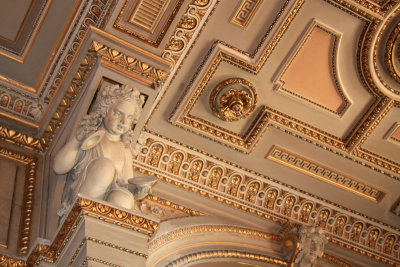 Inside the Vienna Opera reception hall