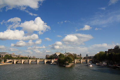 Ile de la Cite and the Seine River