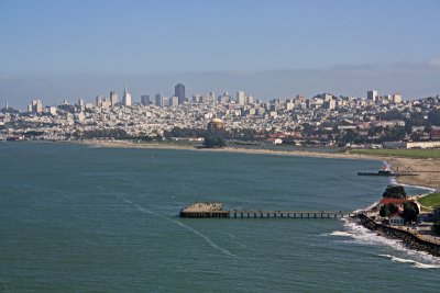 Downtown San Francisco and the Bay