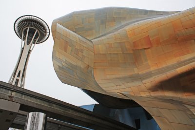 Outside the Experience Music Project
