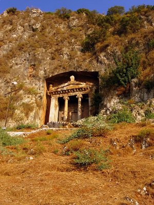 The Lycian Tombs at Fethiye
