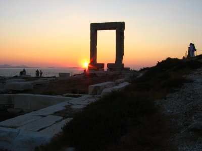 The unfinished Temple of Apollo at Naxos