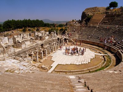 The theatre at Ephesus