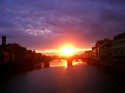 A Moment from Nightfall -- Florence, Italy