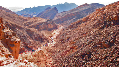 Through the Desert -- Mt. Amir, Israel