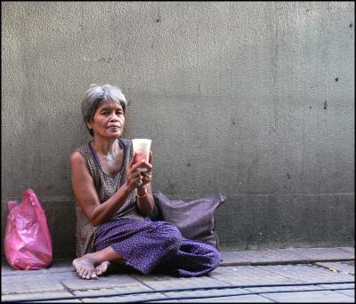 Patpong woman sitting