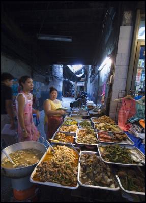 Alley food stall