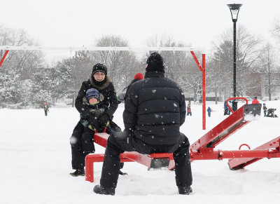 Les joies de l'hiver québécois