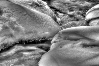 Flowing Stream - winter