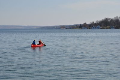 Kayaking on Skaneateles Lake
