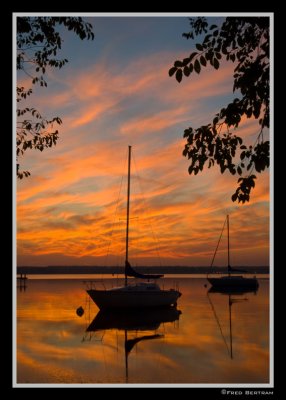 Seneca Lake Indian Summer Sunset