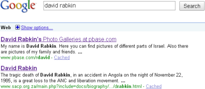 David Rabkin at Google