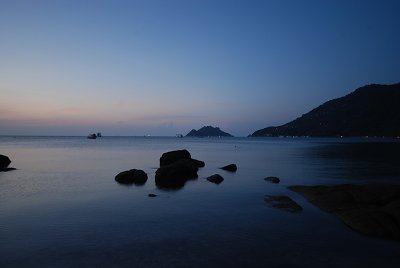 Last minute of light in Koh Tao