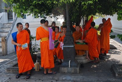 Monks in Bangkok
