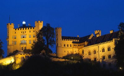 Hohenschwangau Castle from hotel window