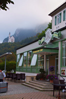 View of Neushcwangau Castle from Lisl Hotel