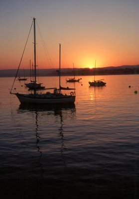 Sunrise at Monterey Bay