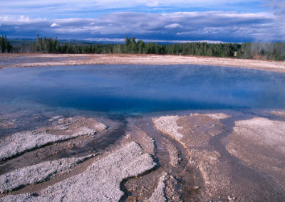 geothermal pool scenic