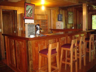 Tapichalaca Lodge, bar/reception