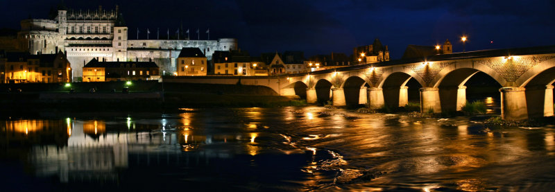 Amboise Chteau Royal over Loire River