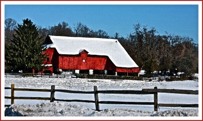 Red Barn on Hillendale Road