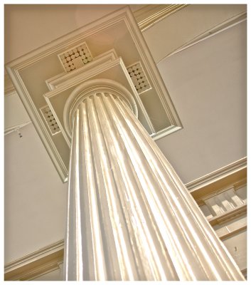 Christ Church interior column