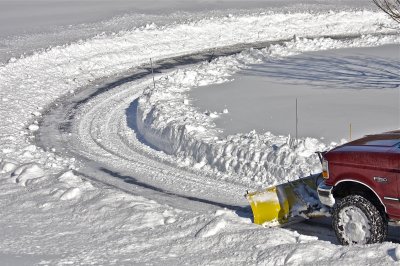 Snow plowing