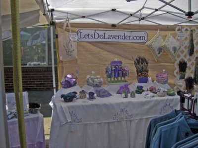 booth at Saturday Market