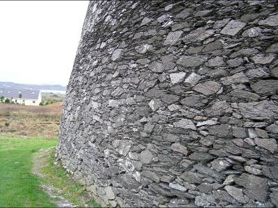 wall of stone fort
