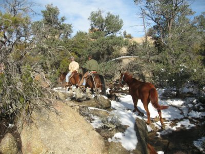 Through the canyon