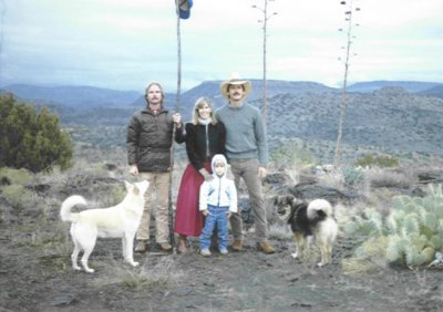 Rick Sessions, Mike, Jeanette & Tyler Sedona 11-84.