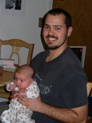 Poppa Tyler & baby Corrina