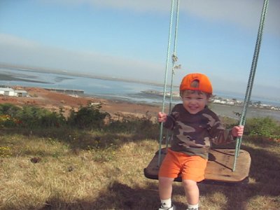 Dylan on swing
