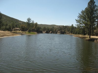 Looking at the west side of the lake