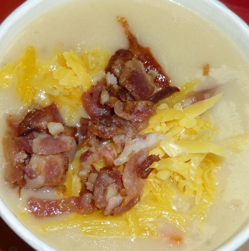 Potato, Bacon, Cheddar Soup