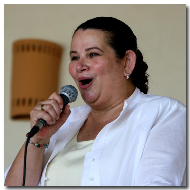 Norma Helena Gadea Performs For Seniors