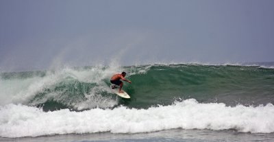 Surfing at Maderas Beach