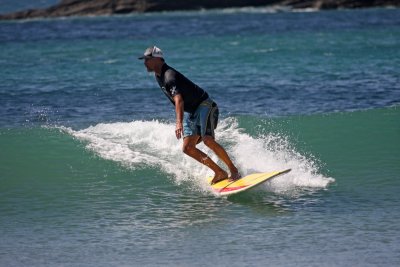 Steve & Toni Go Surfing