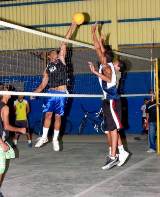 Volleyball in San Juan del Sur Civic Center