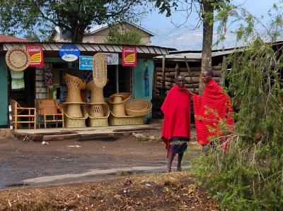 Masai warriors in Arusha town