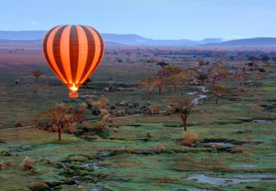 ballooning over the Serengeti
