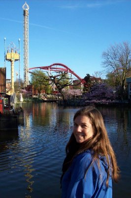 Looking at the rollercoasters