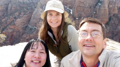 Chris & Carina join us in Zion