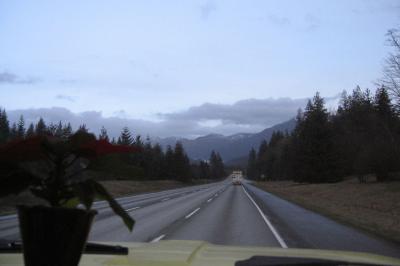 On the road again, over the Snoqualmie Pass