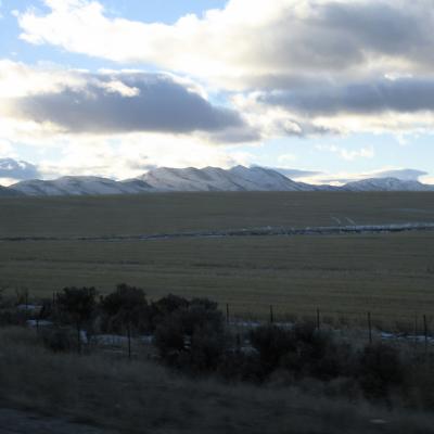 Puffy clouds ...